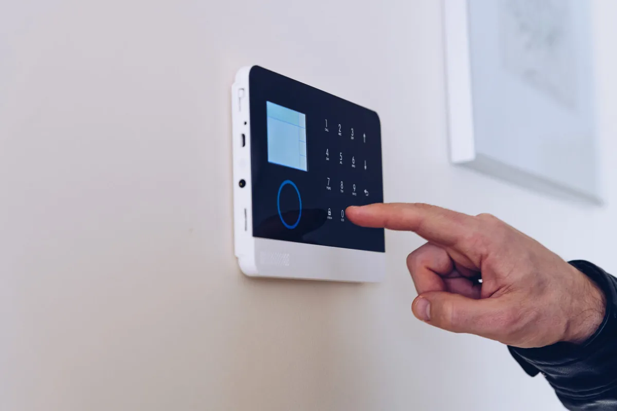 Alarm keypad access control in a Mississauga home