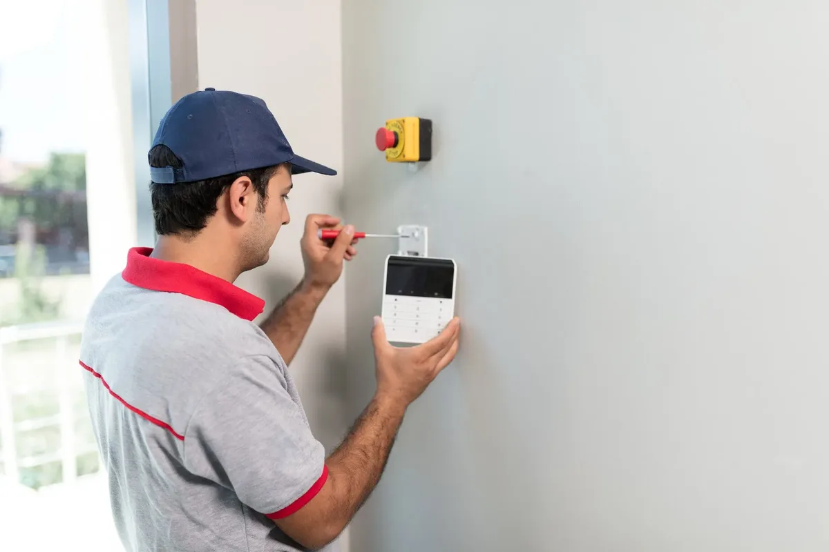 Alarm system installation in a Mississauga home