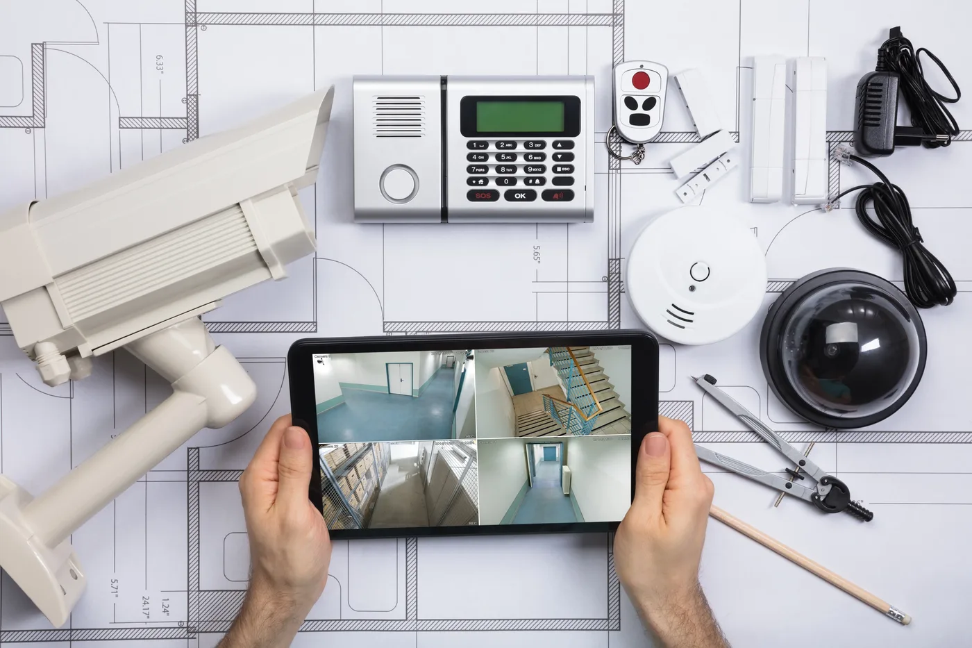 Integrated home security system equipment for a Mississauga installation