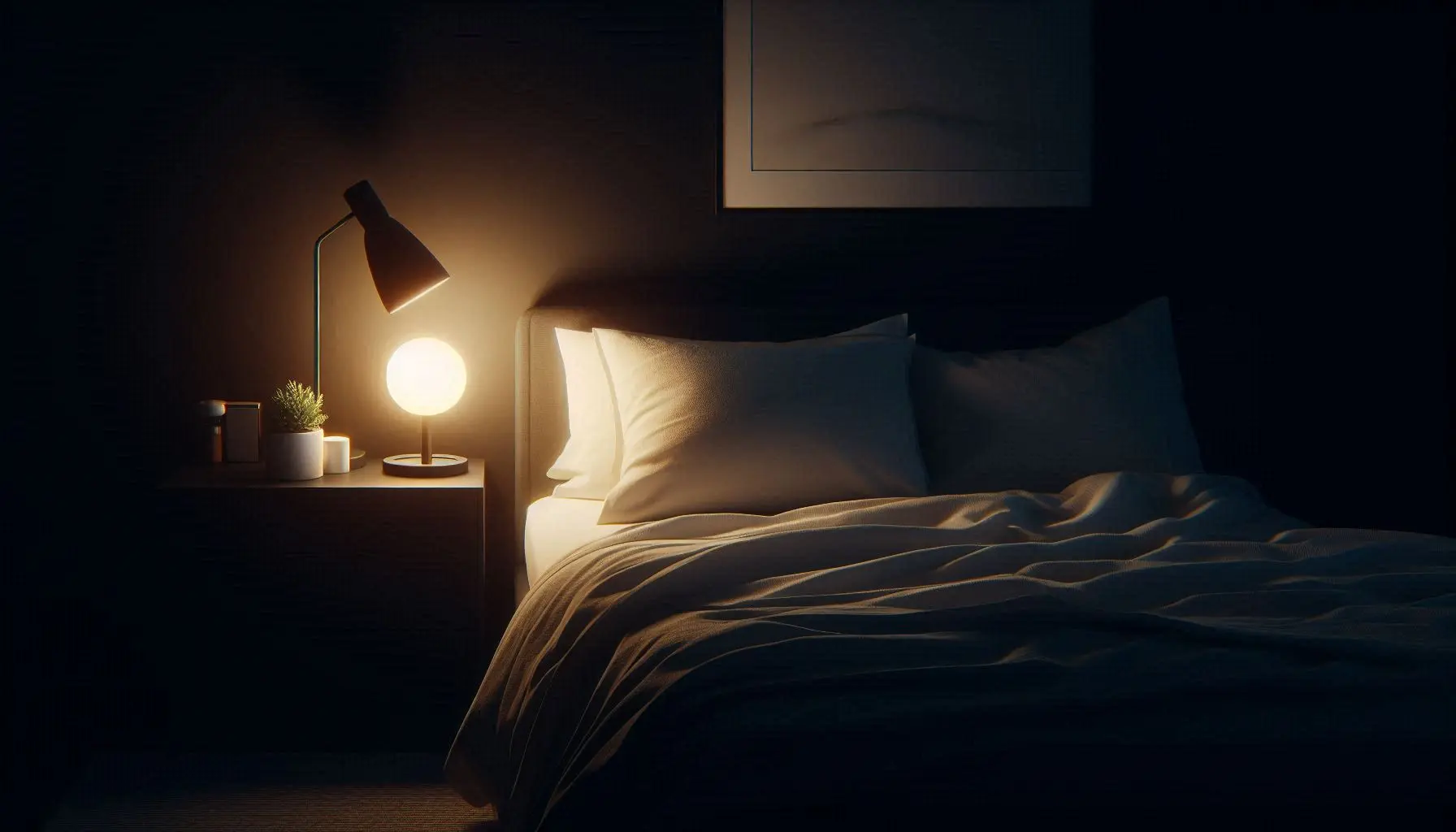Good Night smart home scene — automated bedroom lighting in a GTA home