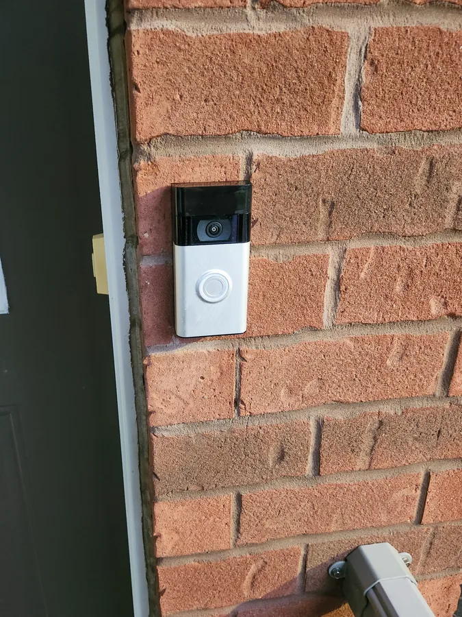 Smart video doorbell installation