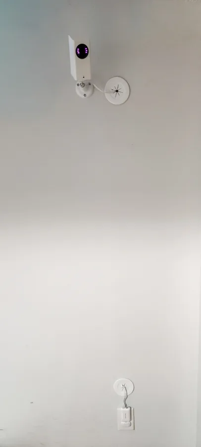 Indoor security camera installation
