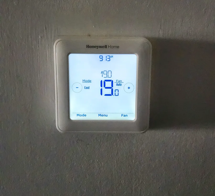 Smart thermostat installation